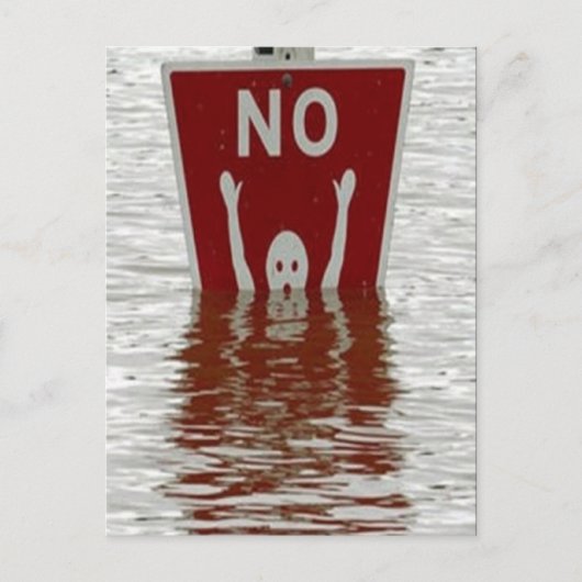 Nein! Postkarte (Vorderseite)