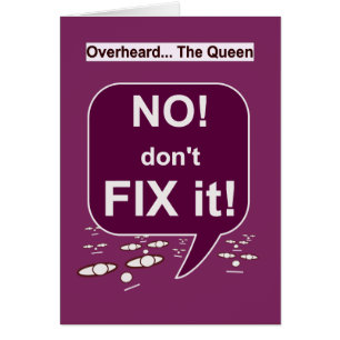 NEIN, regeln es nicht