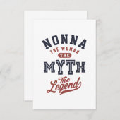 Nein RSVP Karte (Vorne/Hinten)