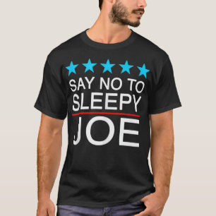Nein sagen, um Joe AntiBiden Funny Trump zu unters T-Shirt