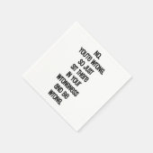 Nein. Sie haben unrecht. Serviette (Ecke)