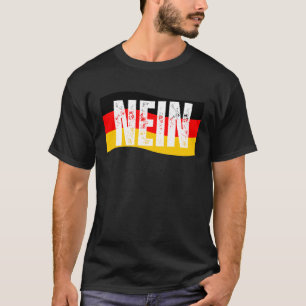 Nein Sprichwort Nein Deutschland Vintages T-Shirt