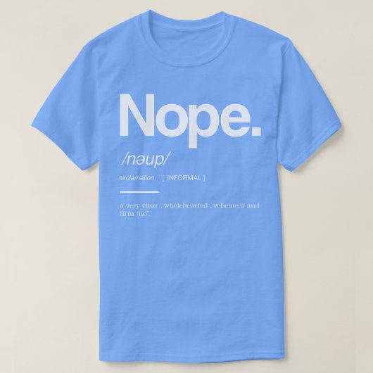 Nein T-Shirt (Design vorne)