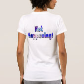 NEIN!-T-Shirt T-Shirt (Rückseite)