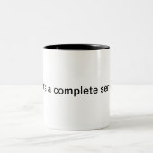 Nein. Tasse. Zweifarbige Tasse (Mittel)