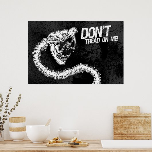 Nein! (Tread on Me) Poster (Küche)