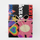 Nein, verlass mir nicht! geschenkpapier set (Beispiel)