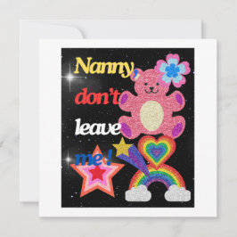 Nein, verlass mir nicht! save the date