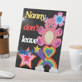 Nein, verlass mir nicht! sockelschild (In SItu)