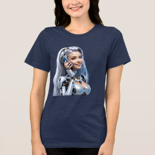 Nein, wir haben noch nicht gesprochen" - Futuristi Tri-Blend Shirt