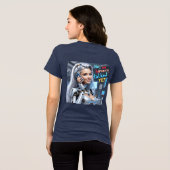 Nein, wir haben noch nicht gesprochen" - Futuristi Tri-Blend Shirt (Rückseite voll)