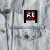 Nein zu AI 'Art' generierten Bildern Button (Beispiel)