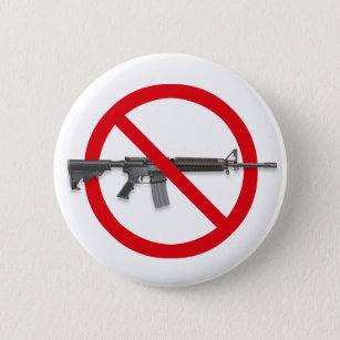 Nein zu den Angriffs-Waffen - Gewehr-Kontrolle Button