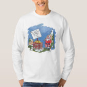 Nein zu den Weihnachtsmänner weiße lange Ärmel T - T-Shirt (Vorderseite)