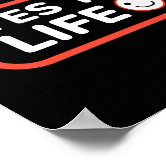 Nein zu Drogen Ja zum Leben Poster (Ecke)