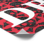 Nein zu Drogen mit Skulls und Pillen Illustration Poster (Ecke)