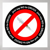 Nein zu Drogen Poster (Vorne)
