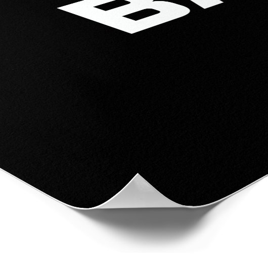 Nein zu Drogen sagen Poster (Ecke)