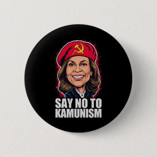 Nein zu Kamunismus Wählen Sie Trump Vance 2024 Fun Button