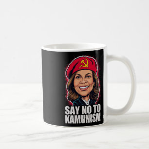Nein zu Kamunismus Wählen Sie Trump Vance 2024 Fun Kaffeetasse