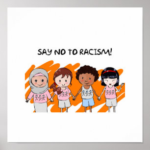 Nein zu Rassismus School Poster