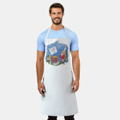 Nein zu Santa Women Koch Schürze (Getragen)