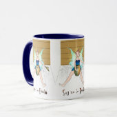 Nein zu Staub(Farbe) Tasse (Vorderseite Links)