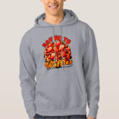 Nein zu Waffeldesign Hoodie (Vorderseite)