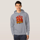 Nein zu Waffeldesign Hoodie (Vorne ganz)