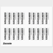 Nein zum Annexion! Rechteckiger Aufkleber (Blatt)