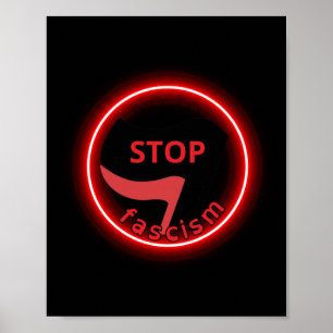 Nein zum Faschismus Poster