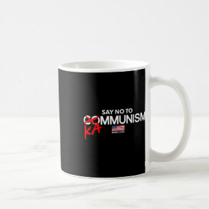 Nein zum Kammunismus 2024 Wahlen Trump Präsident Kaffeetasse