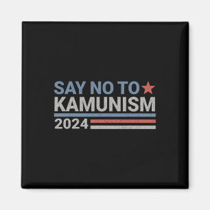 Nein zum Kamunismus Kamala Wählen Sie Trump Votum Magnet