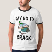 NEIN ZUM KRACK, Hintern, Funny T - Shirt (Vorderseite)