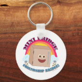 Nein zum Mini-Kühlschrank! Schlüsselanhänger (Vorderseite)