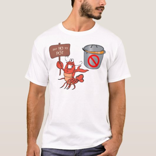 NEIN zum POT T-Shirt (Vorderseite)