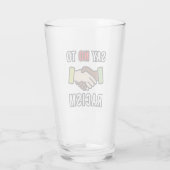 Nein zum Rassismus Glas (Rückseite)