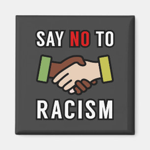 Nein zum Rassismus Magnet