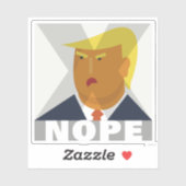 Nein zum Teufel. Aufkleber (Blatt)