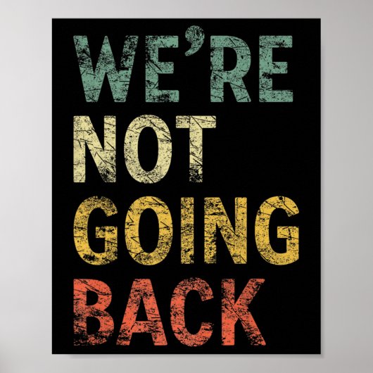 Nein zur Abstimmung 2024 Präsident Kamala Harr Poster (Vorne)