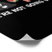 Nein zur Abstimmung 2024 Präsident Kamala Harr Poster (Ecke)