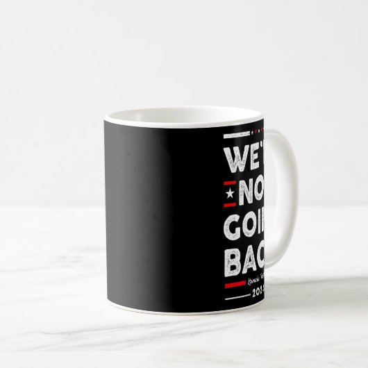 Nein zur Abstimmung für Kamala-harris 2024 Kaffeetasse (VorderseiteRechts)