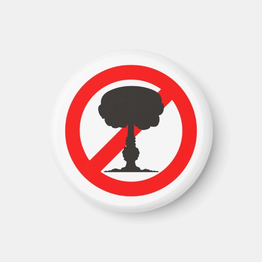 Nein zur Bombe Magnet (Vorne)