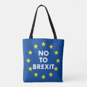 Nein zur Brexit-Tasche-Bag Tasche (Rückseite)