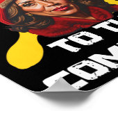 Nein zur Commie Ho Kamala Harris Poster (Ecke)