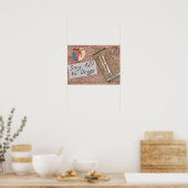 Nein zur Drogenwerbung Poster (Küche)