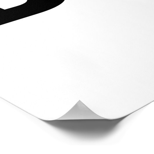 Nein zur Drogenwerbung Poster (Ecke)