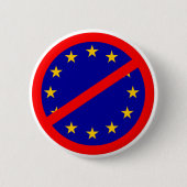 Nein zur EU Button (Vorderseite)