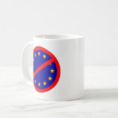 Nein zur EU Kaffeetasse (Vorderseite Links)
