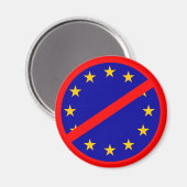 Nein zur EU Magnet (Vorderseite/Rückseite)